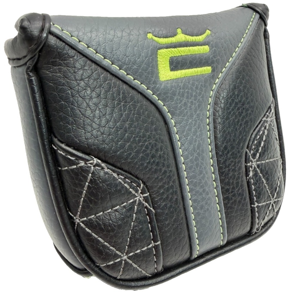 Cobra King Vintage Mallet Putter Headcover Black Gray Lime SIK Face Technology